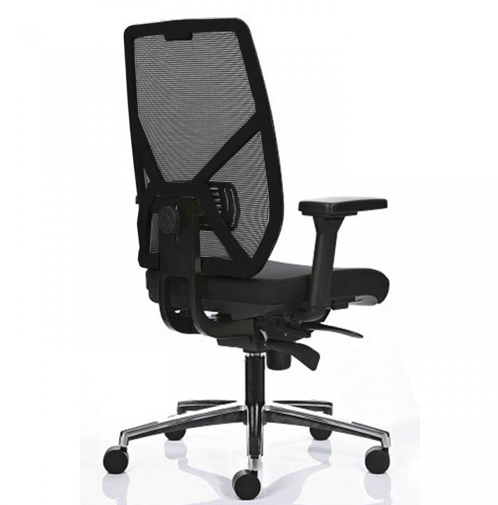 WizeOffice_React_bureaustoel_mesh_netrug_zwart_pmshop_projectmeubilair