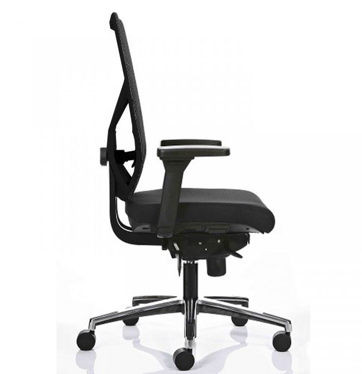 WizeOffice_React_bureaustoel_mesh_netrug_zwart_pmshop_projectmeubilair
