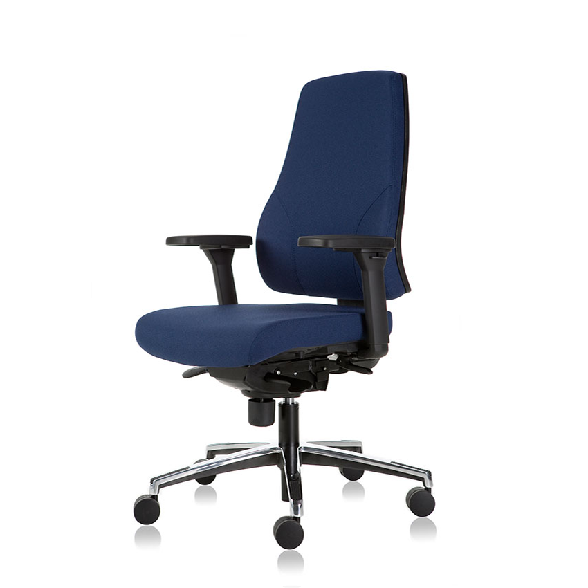 Wize_Office_react npr 1813 ergonomische bureaustoel blauw