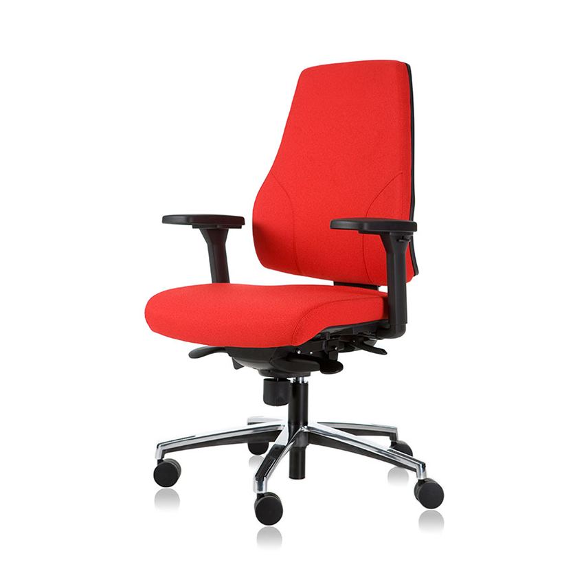 Wize_Office_react npr 1813 ergonomische bureaustoel rood