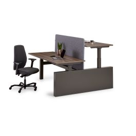 Flex 3 | Elektrisch zit-sta benchbureau - H-wang - voor 2 personen | Flexaro