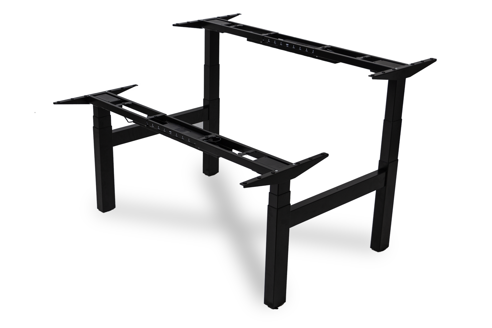 wize -office-Motion-duo-bench-zwart-werkplek