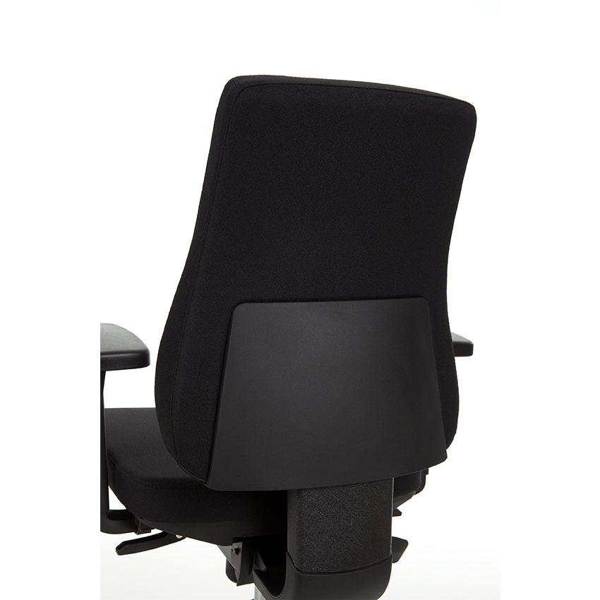 wize_office_react_npr 1813 bureaustoel_zwart_gepolijst