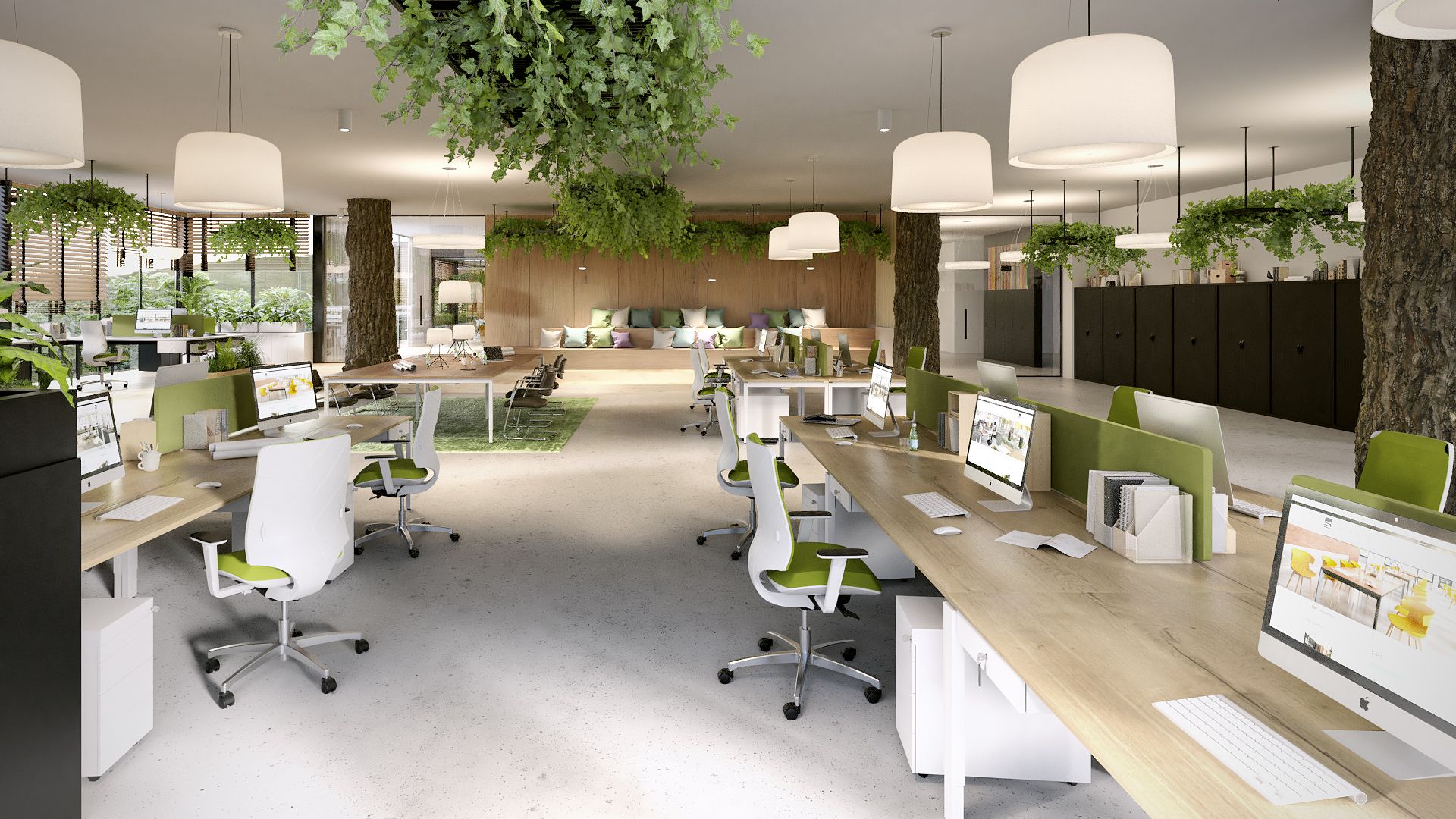 Atrio Nova Four rechthoekig bureau