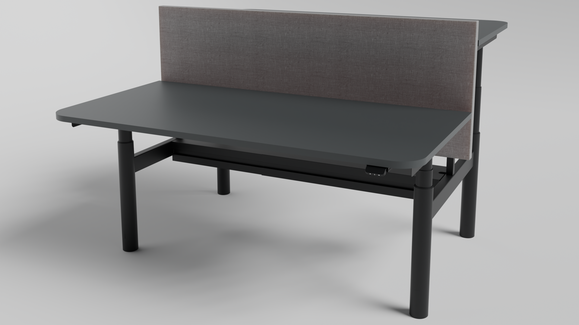 Nordic Office Stream Duo Round zit-sta bureau - Afbeelding 2