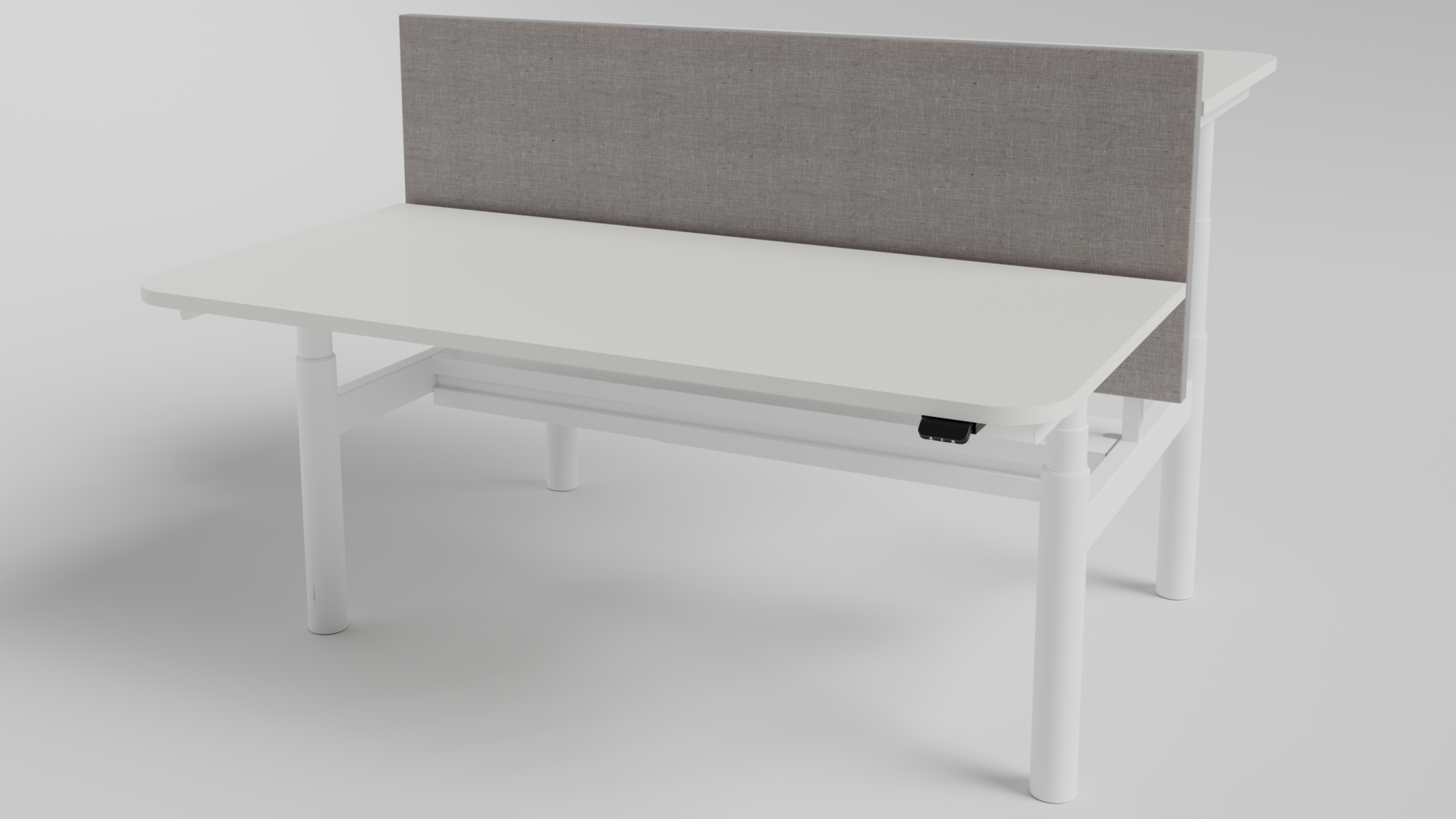 Nordic Office Stream Duo Round zit-sta bureau - Afbeelding 4