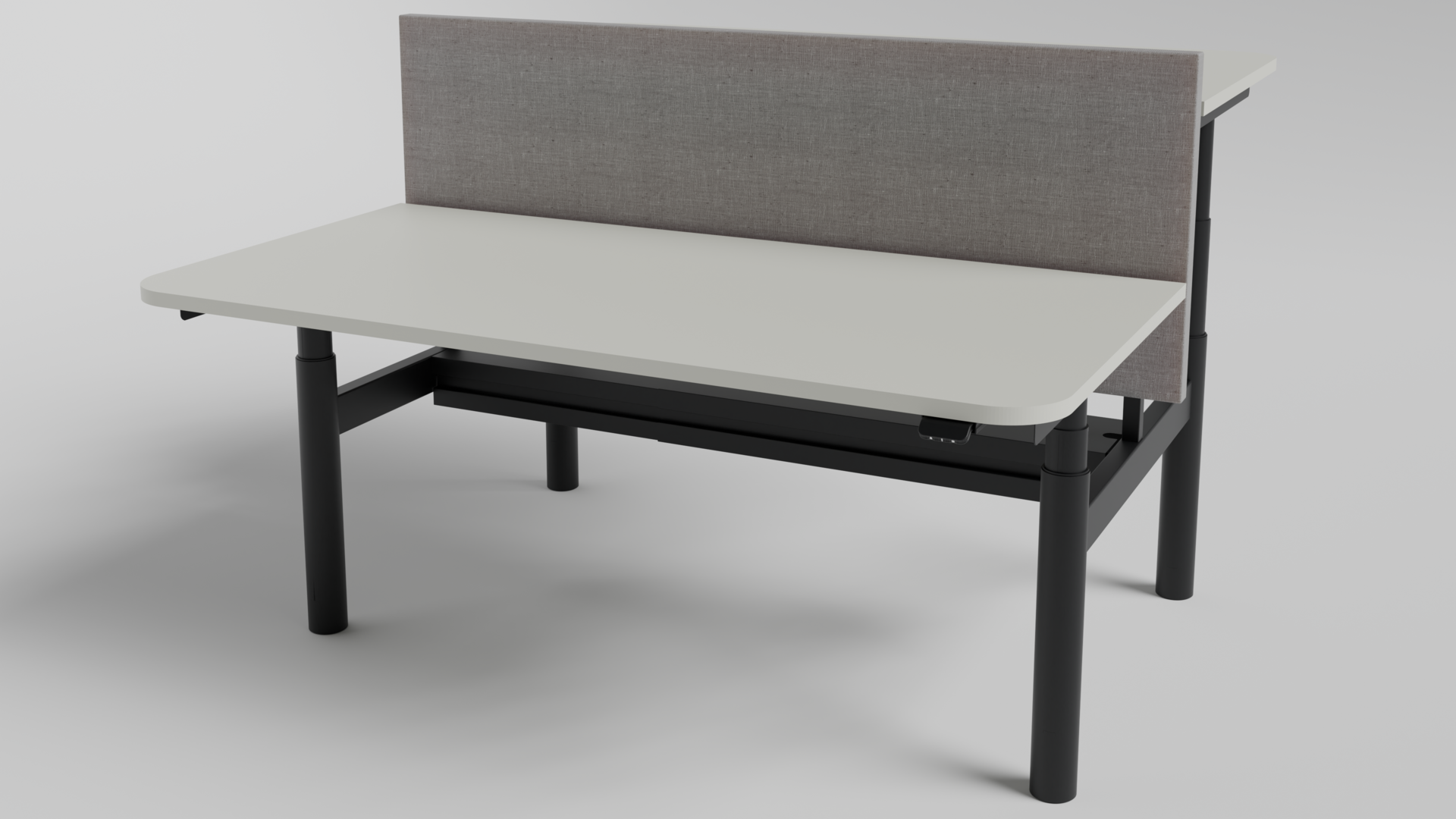 Nordic Office Stream Duo Round zit-sta bureau - Afbeelding 6
