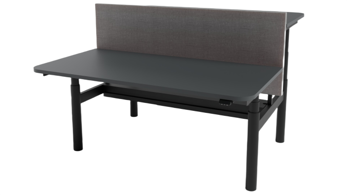 Nordic Office Stream Duo Round zit-sta bureau