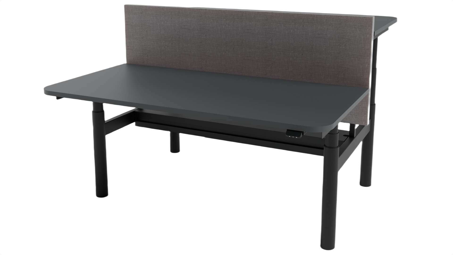Nordic Office Stream Duo Round zit-sta bureau