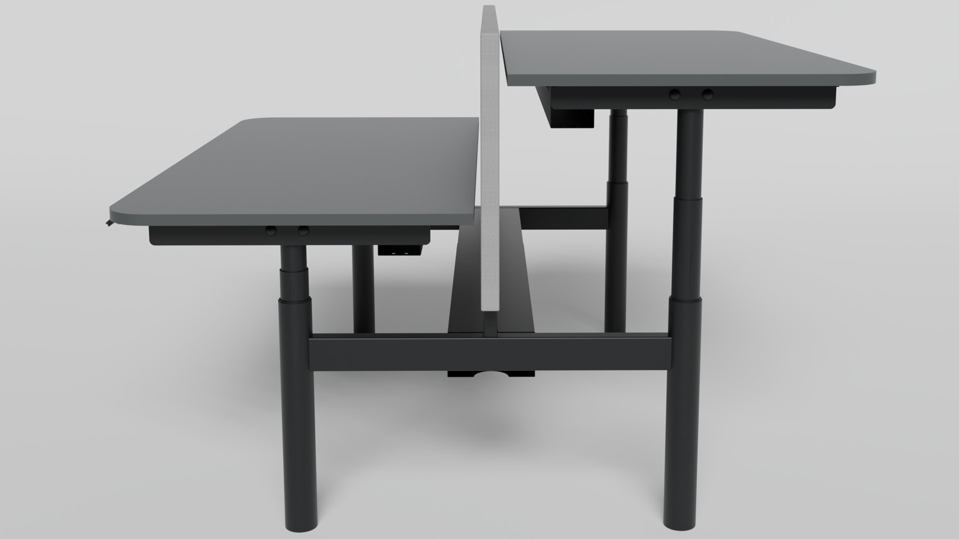 Nordic Office Stream Duo Round zit-sta bureau - Afbeelding 3