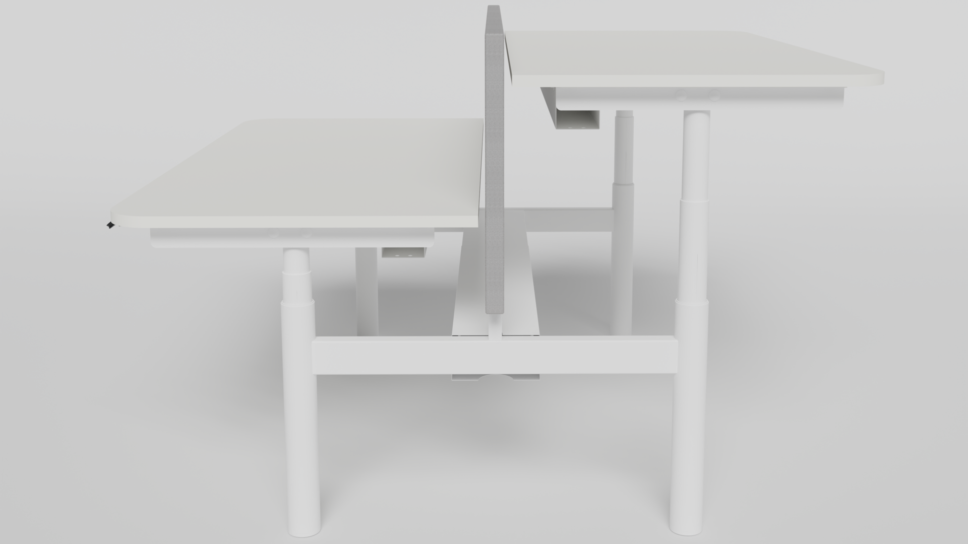 Nordic Office Stream Duo Round zit-sta bureau - Afbeelding 5