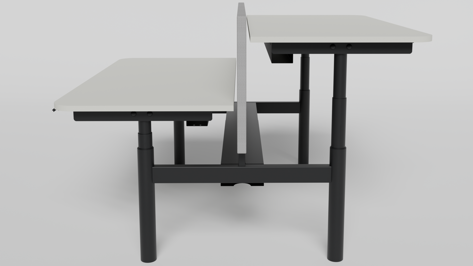 Nordic Office Stream Duo Round zit-sta bureau - Afbeelding 7