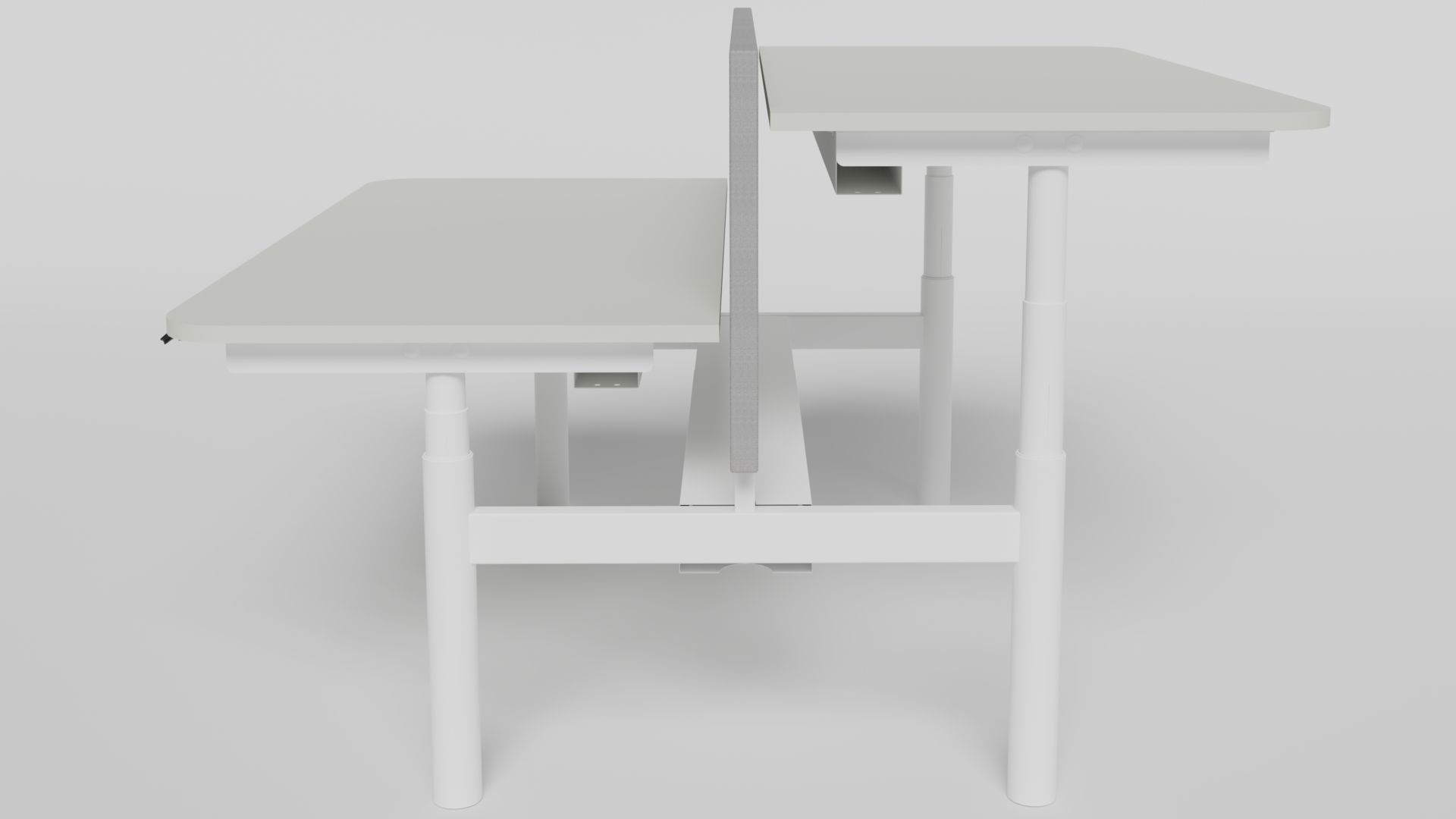 Nordic Office Stream Duo Round zit-sta bureau - Afbeelding 9