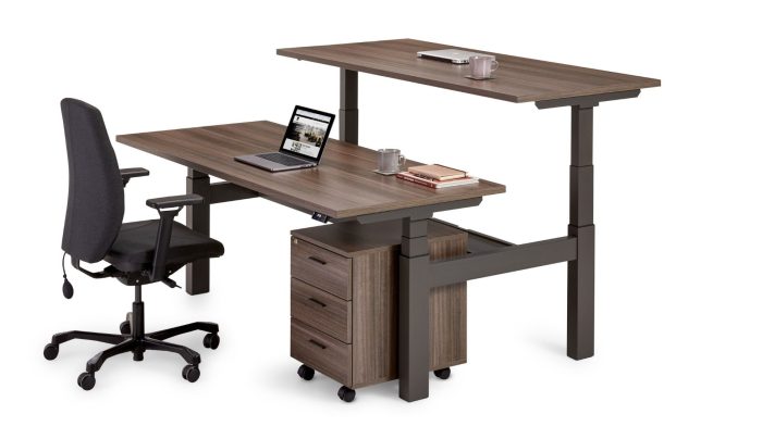 Atrio Nova Fluxx bench elektrisch zit sta duo werkplek