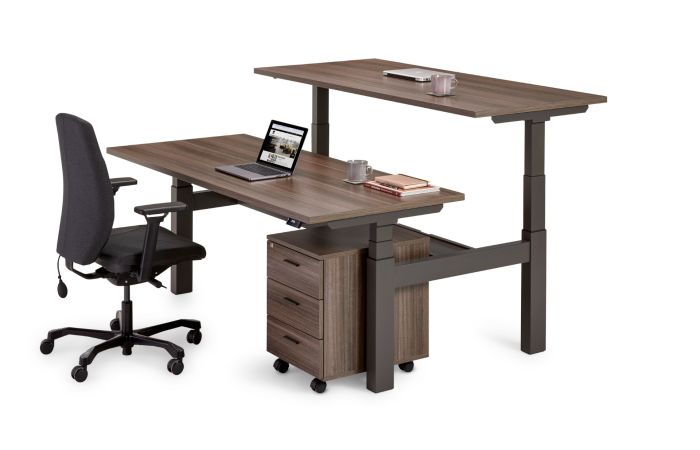 Atrio Nova Fluxx bench elektrisch zit sta duo werkplek