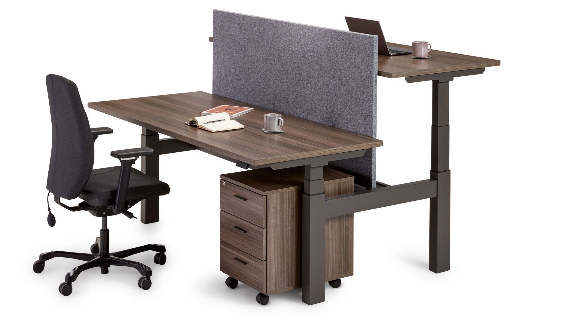 Atrio Nova Fluxx bench elektrisch zit sta duo werkplek