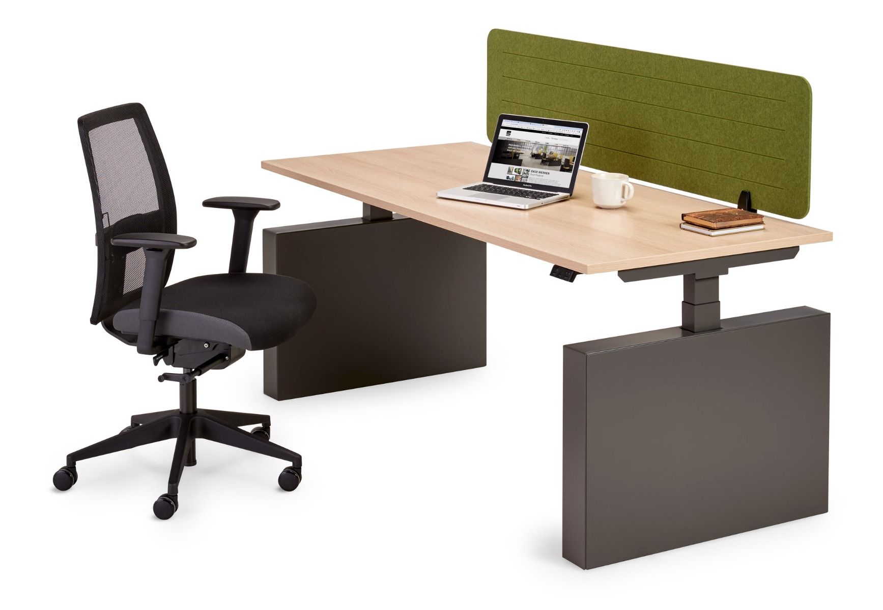 Atrio Nova Fluxx NPR 1813 single panel zit-sta bureau - Afbeelding 5