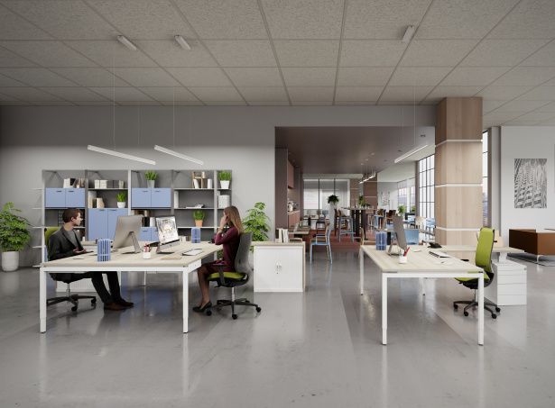 Atrio Nova Four rechthoekig bureau