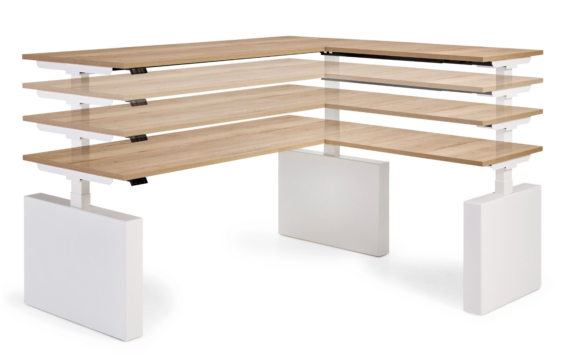 Atrio Nova Fluxx NPR 1813 Hoek Panel zit-sta bureau - Afbeelding 4